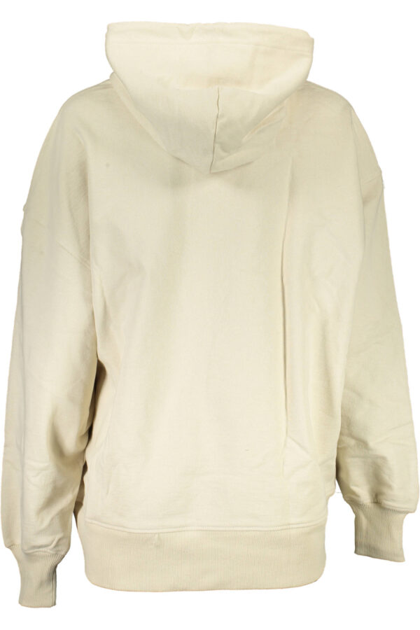 "CALVIN KLEIN SWEAT SANS ZIP FEMME BEIGE"-2