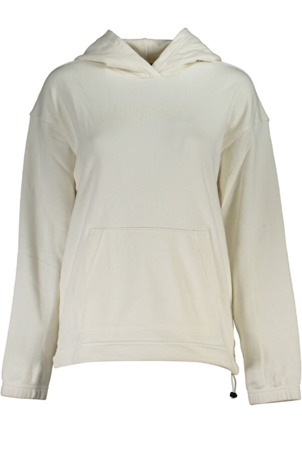 "SWEAT-SHIRT SANS ZIP CALVIN KLEIN FEMME BLANC"-1