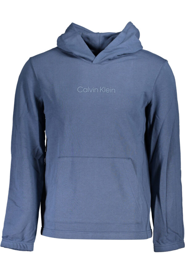 "SWEAT-SHIRT HOMME SANS ZIP BLEU CALVIN KLEIN"-1