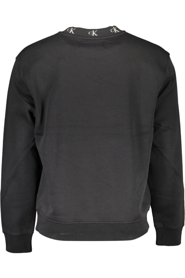 "CALVIN KLEIN SWEAT SANS ZIP NOIR HOMME"-2