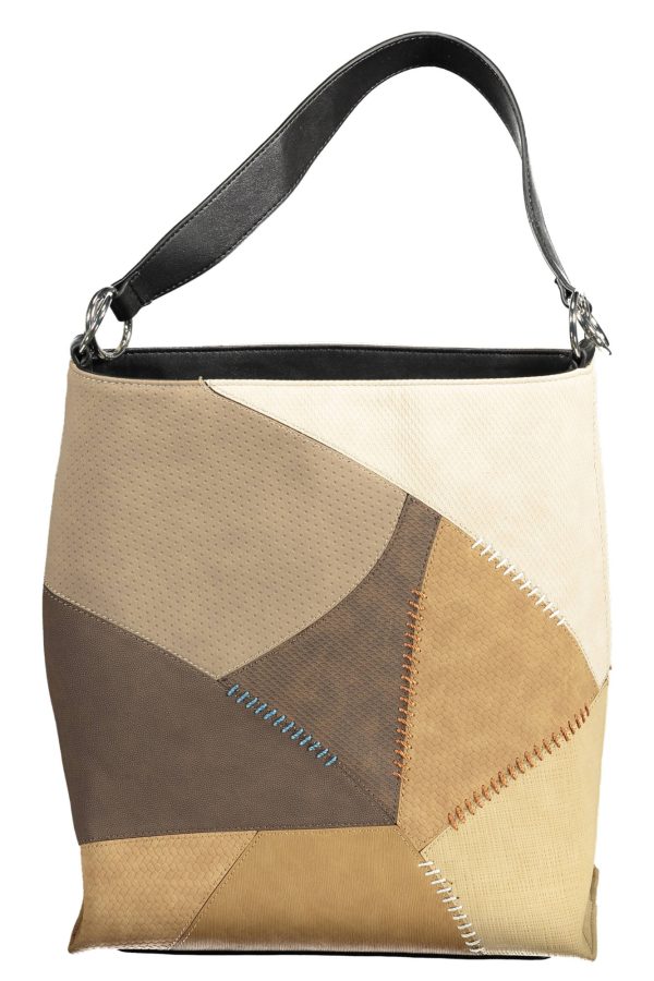 "SAC FEMME BEIGE DESIGUAL"-1