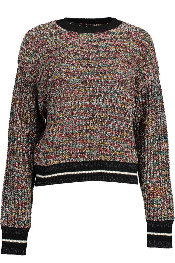 "DESIGUAL PULL FEMME NOIR"-1