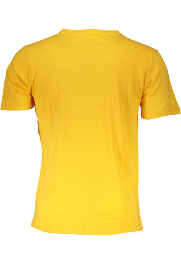 "T-SHIRT MANCHES COURTES HOMME JAUNE GAZ"-2