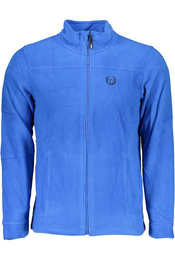 "SWEAT-SHIRT ZIPPÉ HOMME GIAN MARCO VENTURI BLEU"-1