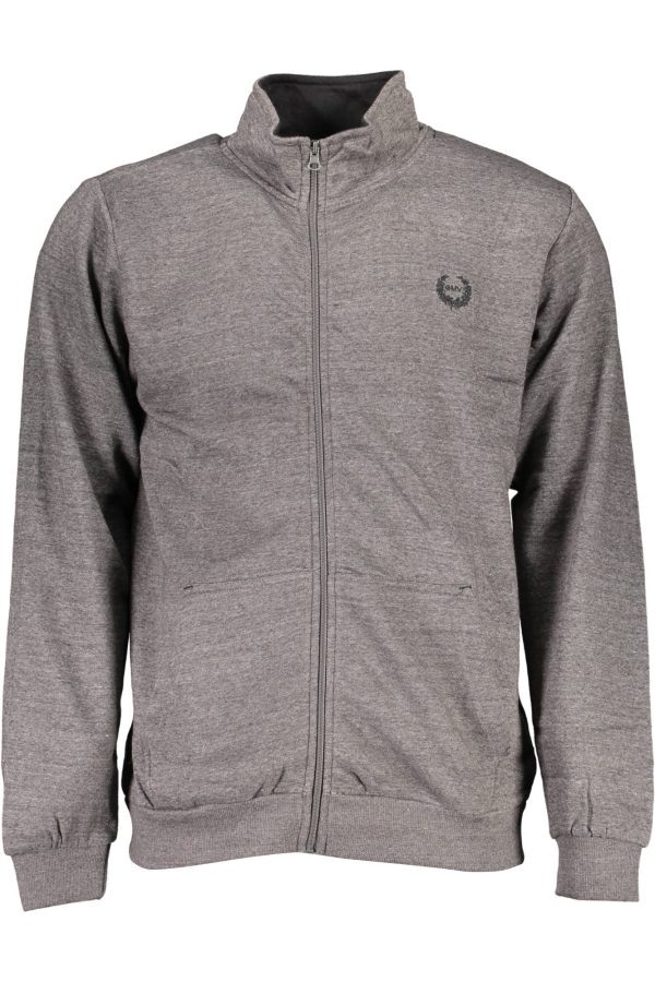 "GIAN MARCO VENTURI SWEAT-SHIRT AVEC ZIP HOMME GRIS"-1