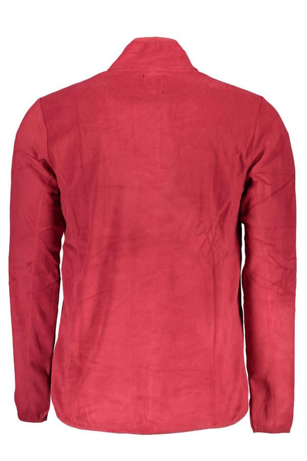 "SWEAT-SHIRT GIAN MARCO VENTURI AVEC ZIP HOMME ROUGE"-2