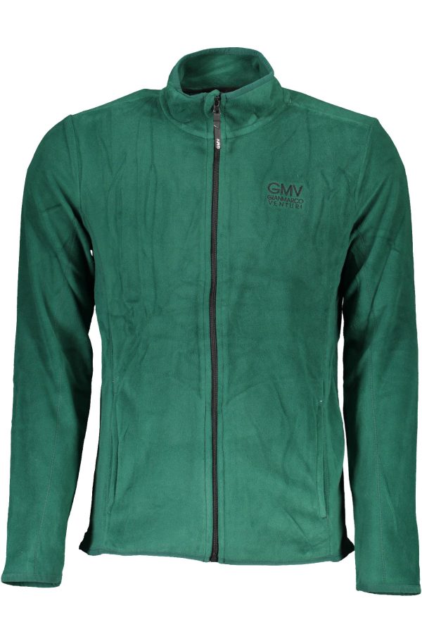 "GIAN MARCO VENTURI SWEAT-SHIRT AVEC ZIP HOMME VERT"-1