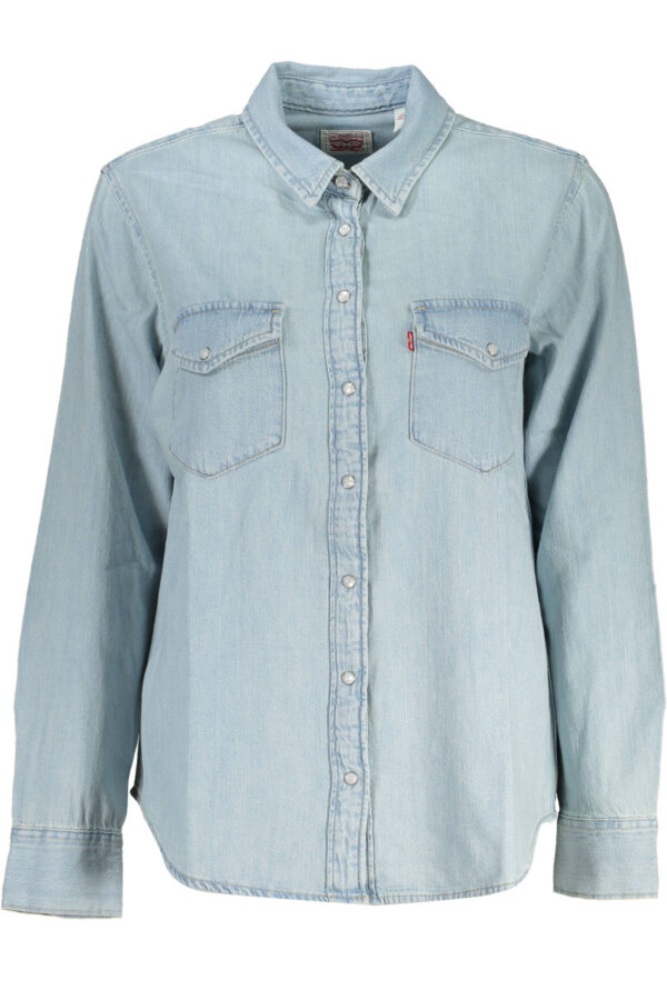 "CHEMISE MANCHES LONGUES LEVI'S BLEU CLAIR FEMME"-1