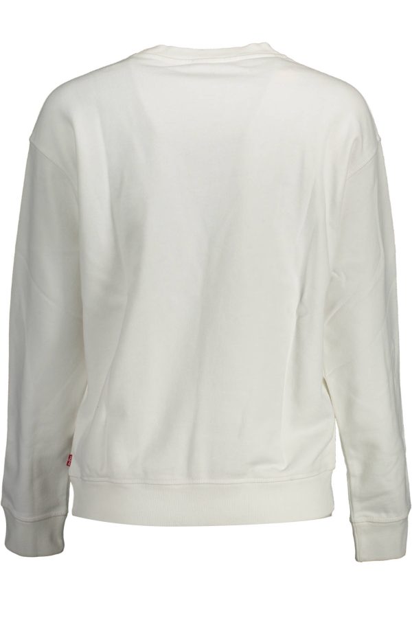 "LEVI'S SWEAT SANS ZIP FEMME BLANC"-2