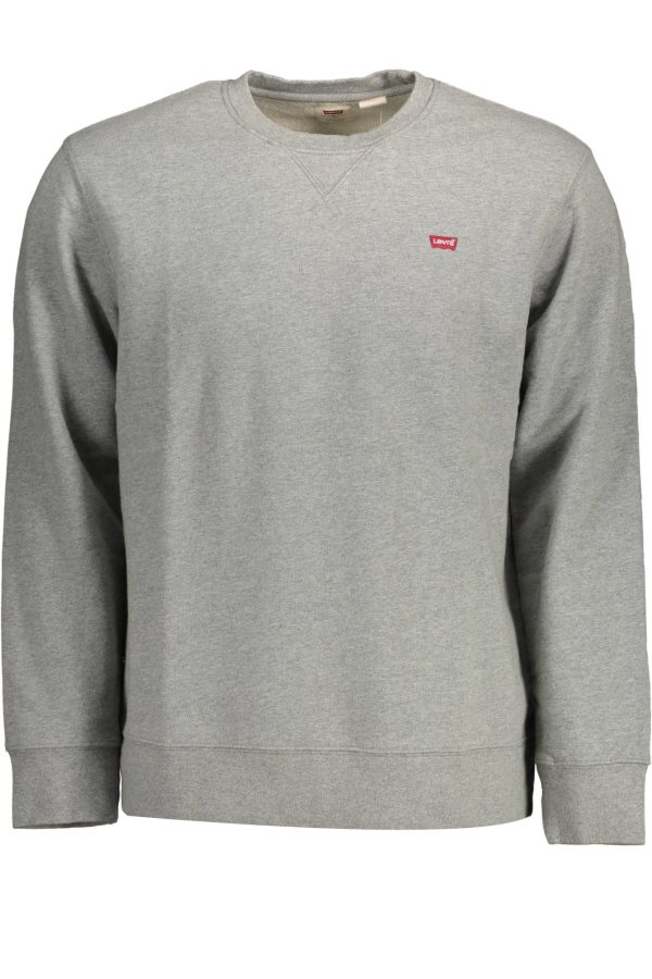 "LEVI'S SWEATSHIRT SANS ZIP HOMME GRIS"-1