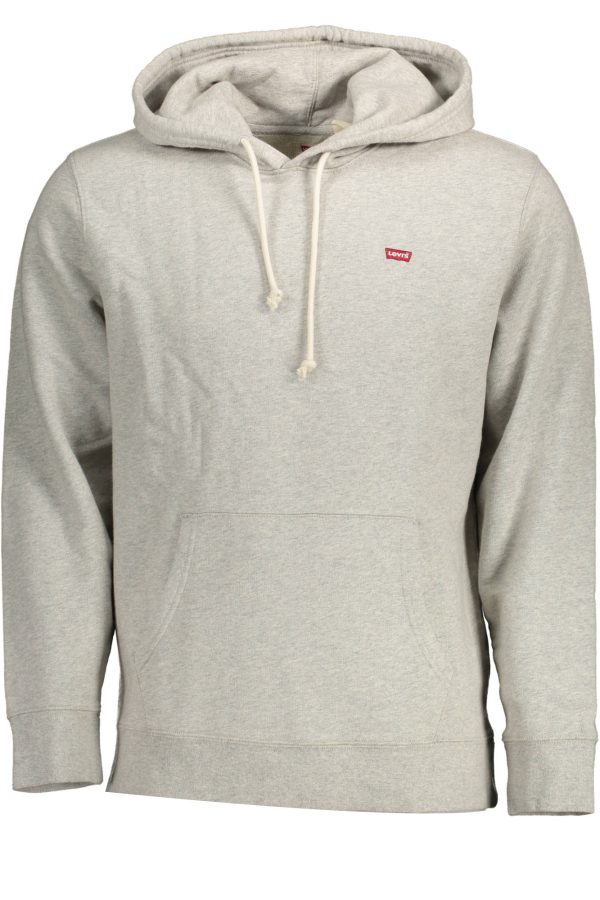 "LEVI'S SWEATSHIRT SANS ZIP HOMME GRIS"-1