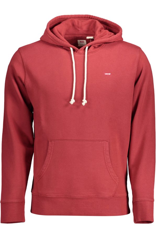 "LEVI'S SWEAT SANS ZIP HOMME ROUGE"-1