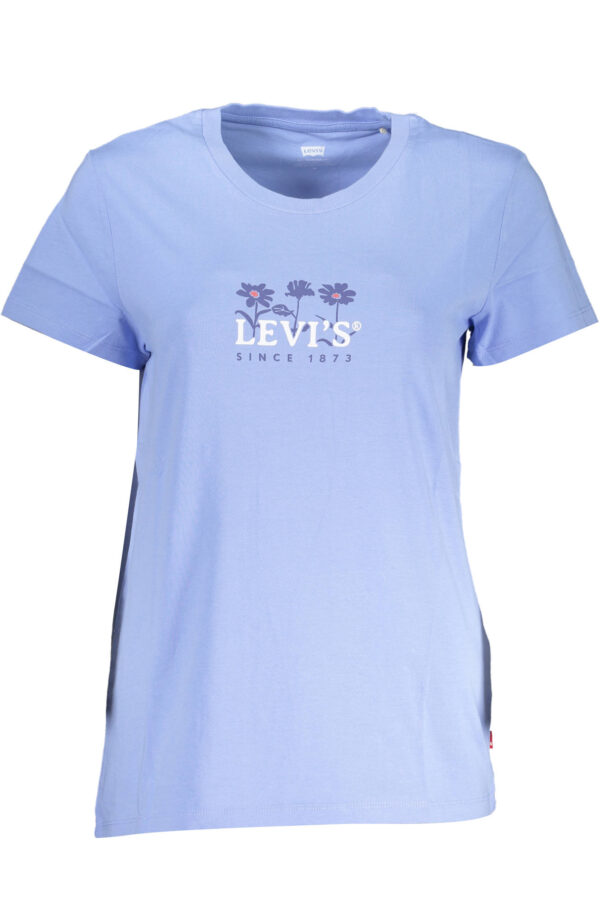 "T-SHIRT MANCHES COURTES FEMME LEVI'S BLEU CLAIR"-1