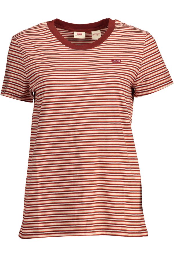 "T-SHIRT MANCHES COURTES FEMME ROUGE LEVI'S"-1