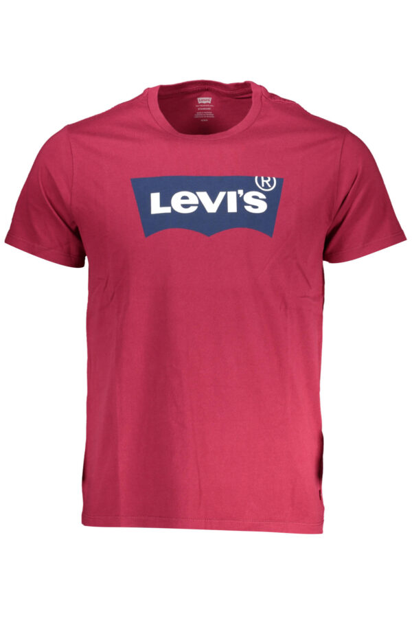 "LEVI'S T-SHIRT MANCHES COURTES HOMME ROUGE"-1