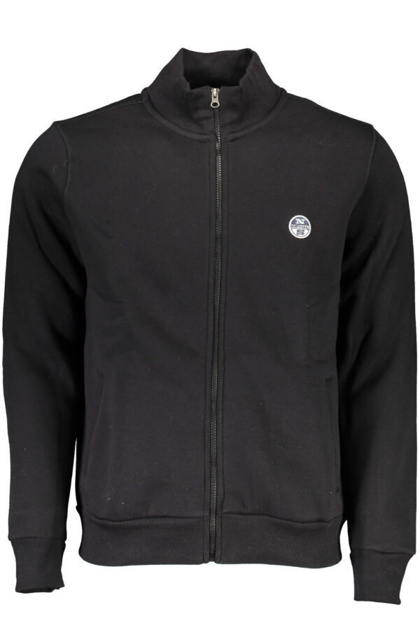 "SWEAT-SHIRT HOMME ZIPPÉ NOIR NORTH SAILS"-1