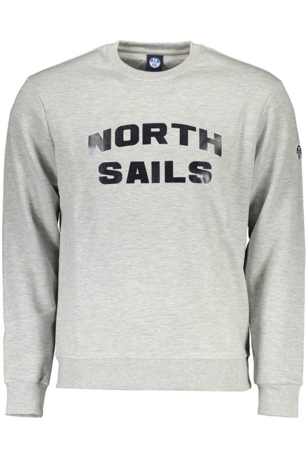 "NORTH SAILS SWEAT SANS ZIP HOMME GRIS"-1