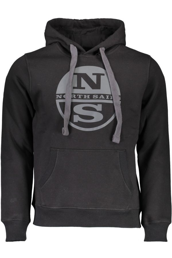 "SWEAT-SHIRT HOMME NOIR SANS ZIP NORTH SAILS"-1