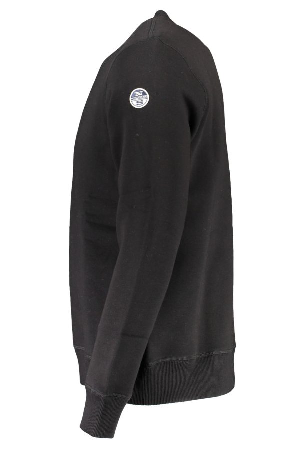 "SWEAT-SHIRT HOMME NOIR SANS ZIP NORTH SAILS"-3