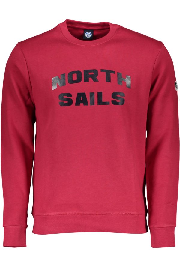 "NORTH SAILS SWEAT SANS ZIP HOMME ROUGE"-1