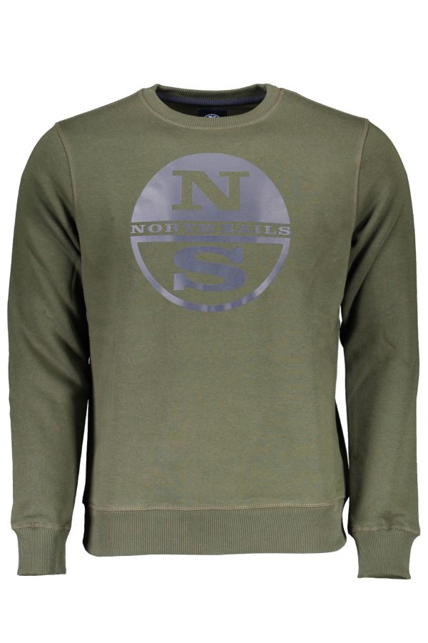 "SWEAT-SHIRT HOMME NORTH SAILS VERT SANS ZIP"-1