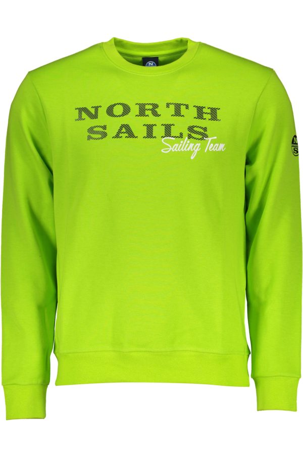 "NORTH SAILS SWEAT SANS ZIP HOMME VERT"-1