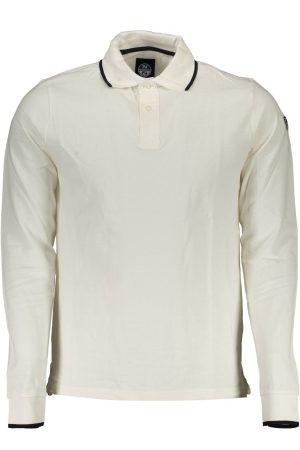"NORTH SAILS POLO MANCHES LONGUES HOMME BLANC"-1