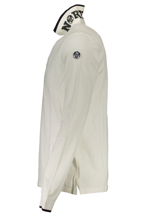 "NORTH SAILS POLO MANCHES LONGUES HOMME BLANC"-3