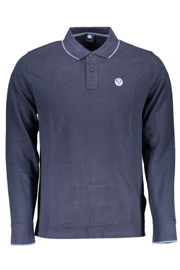 "NORTH SAILS POLO MANCHES LONGUES HOMME BLEU"-1