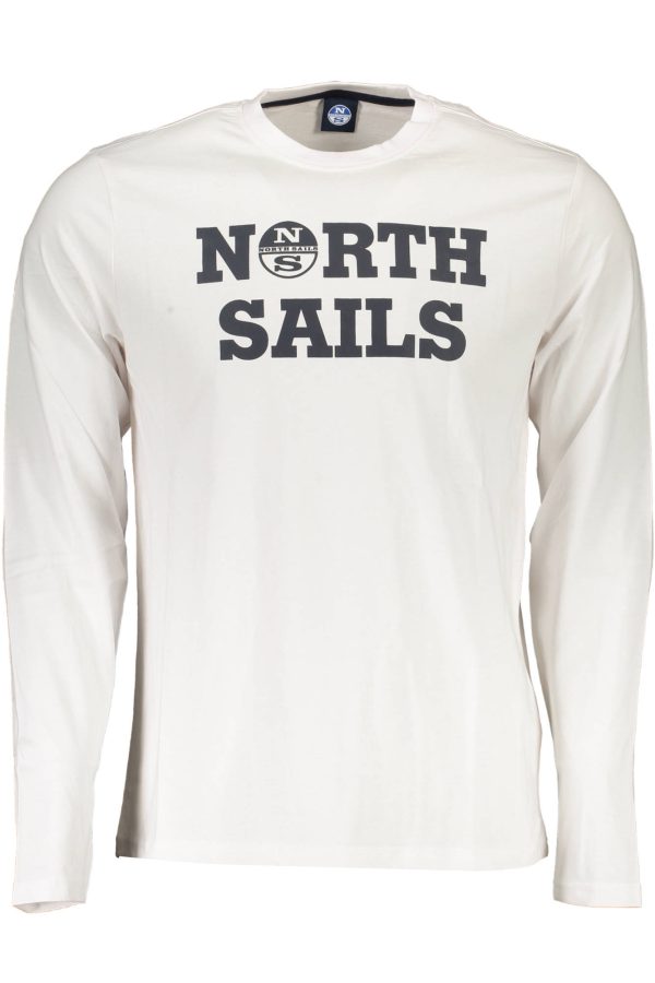 "NORTH SAILS T-SHIRT MANCHES LONGUES HOMME BLANC"-1