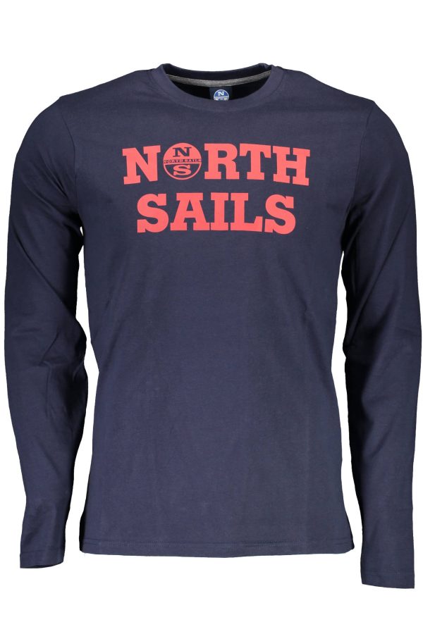 "T-SHIRT MANCHES LONGUES HOMME BLEU NORTH SAILS"-1