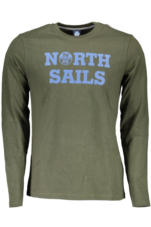 "NORTH SAILS T-SHIRT MANCHES LONGUES HOMME VERT"-1