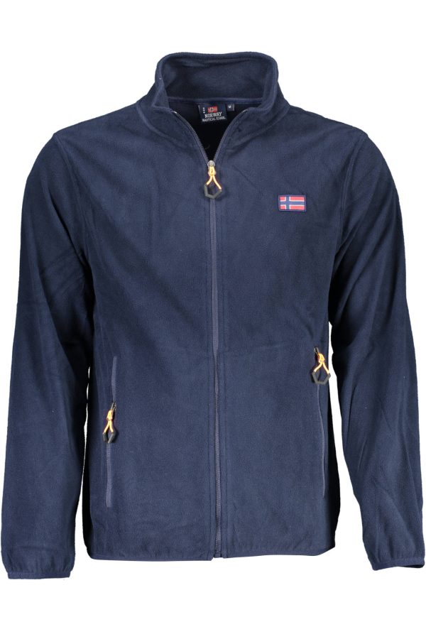 "SWEAT-SHIRT ZIPPÉ HOMME NORVEGE 1963 BLEU"-1