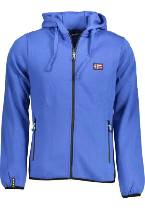 "SWEAT-SHIRT ZIPPÉ HOMME NORVEGE 1963 BLEU"-1