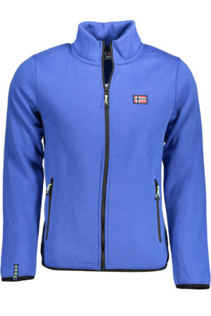 "SWEAT-SHIRT ZIPPÉ HOMME NORVEGE 1963 BLEU"-1